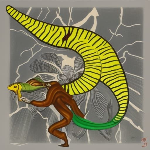 Snake-Woman, Human Serpent