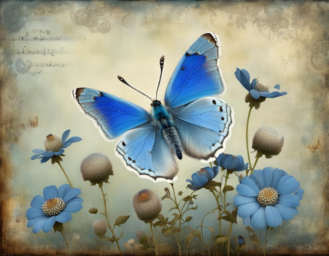 Silver-studded Blue Butterfly Flower Dirt Catrin Welz-Stein Carl Brenders  by @tremmerz