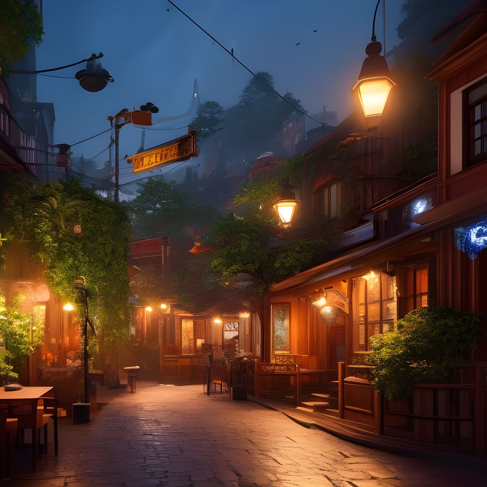 Away from the Hustle and Bustle of the City  by @ShadyMcCheeks