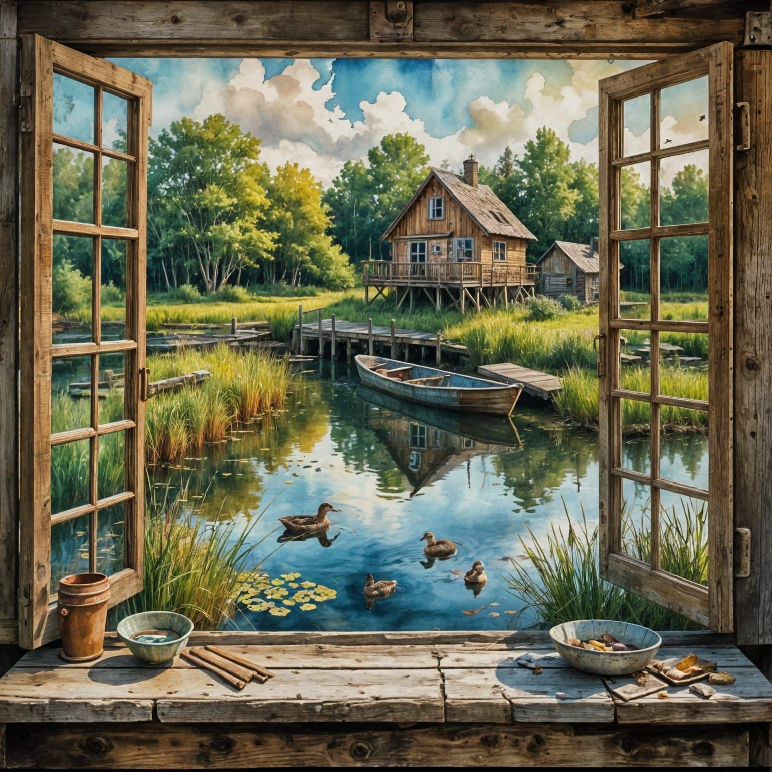 Peaceful view  by @MagicShop84