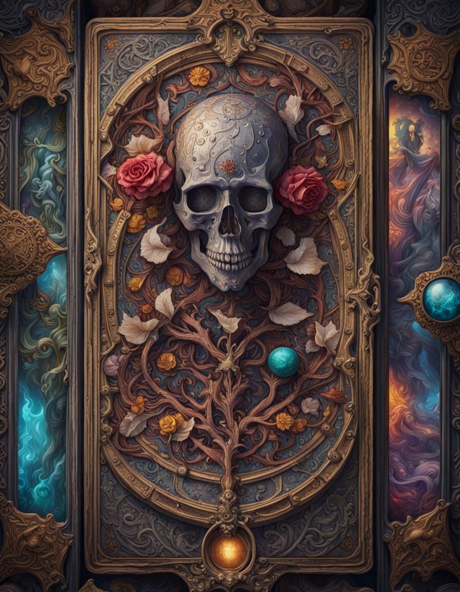 The Death tarot card  by @RatzeP2