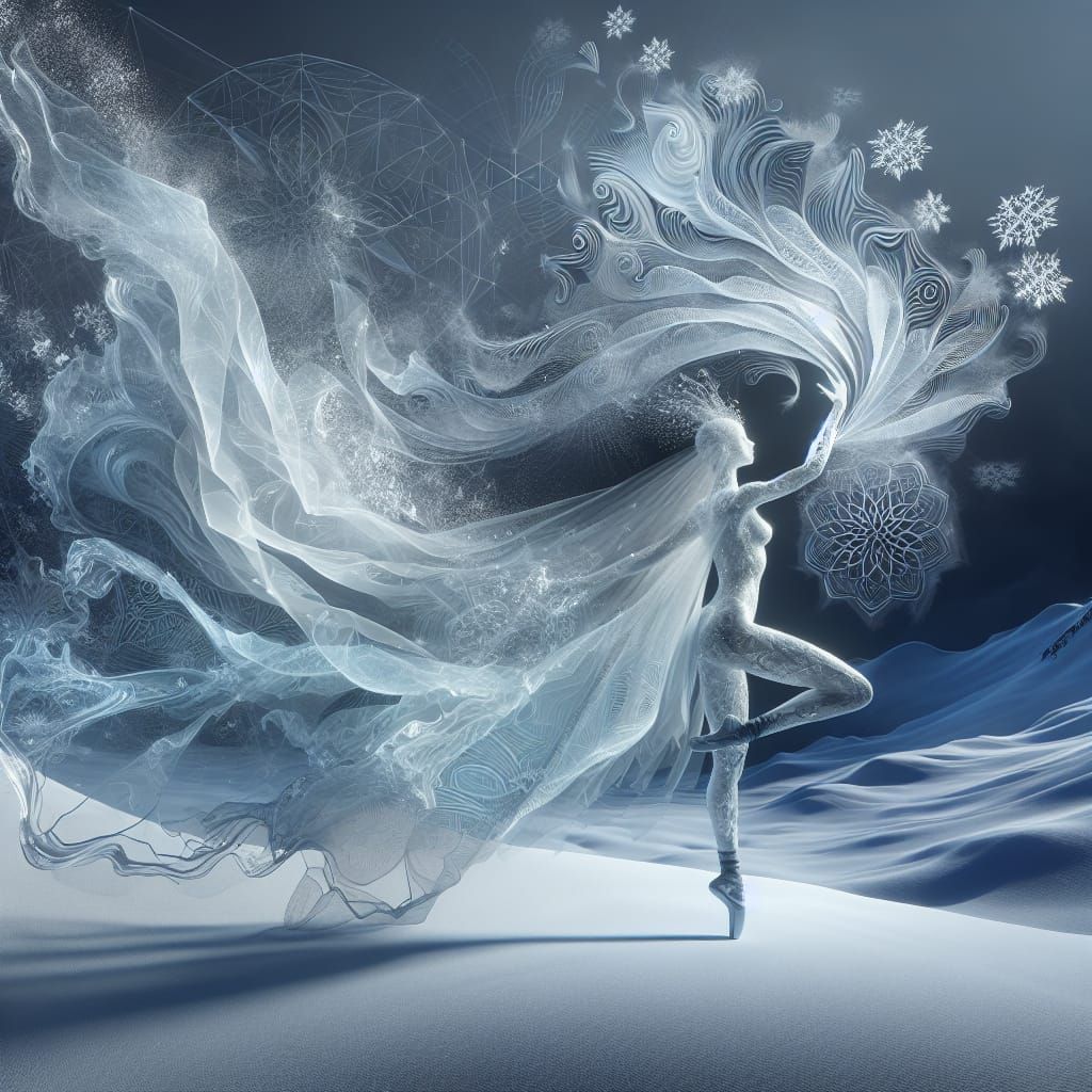 Delicate Ice Sculpture  by @Xerraire