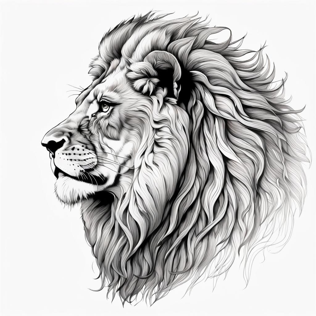 The lion  by @Ombrosia