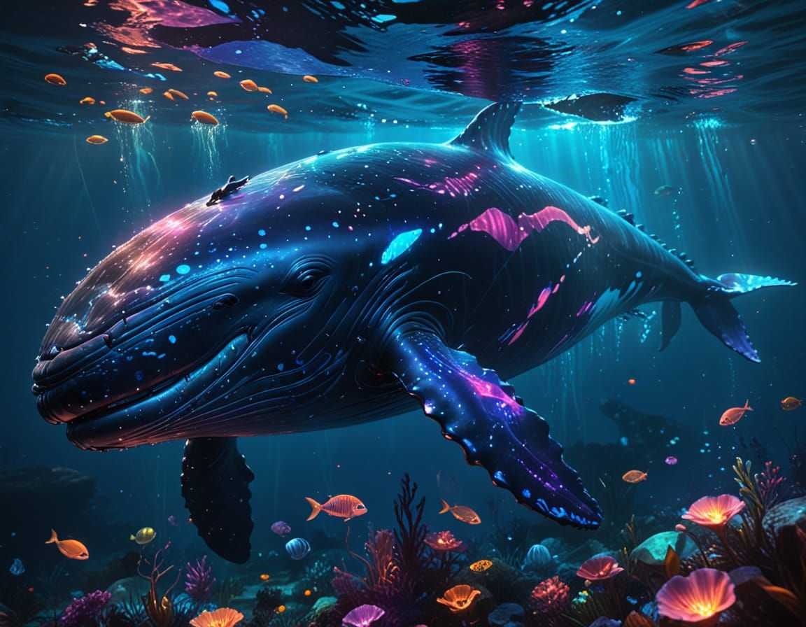 A Spectacular Whale  by @ZionLionio