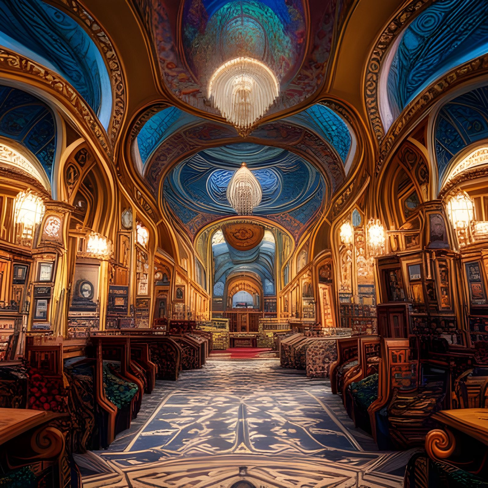 An understated pun interior.