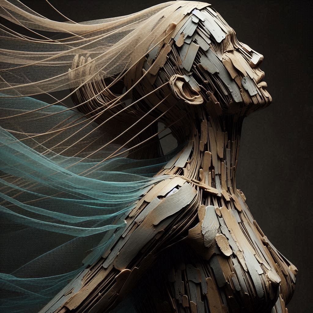 Almost alive sculpture.