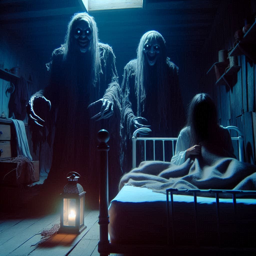 I'm worried about the one in the bed