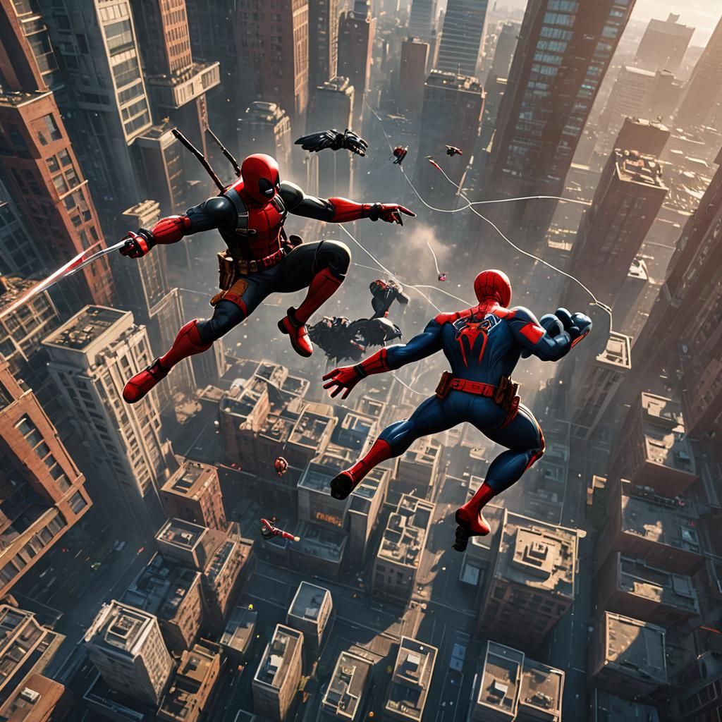 Deadpool and Spider-Man