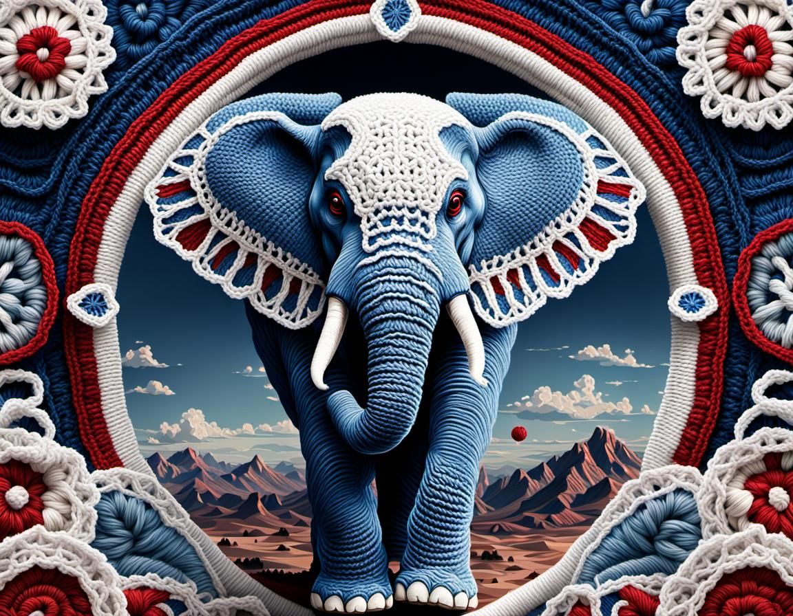 a blue elephant 4