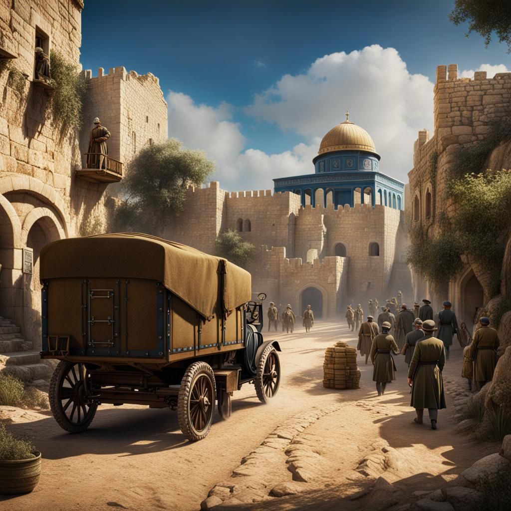 depiction of england helping jews move into israel during the 2nd world war