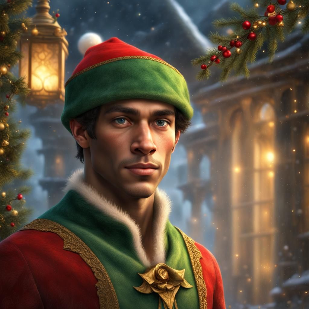 Christmas Elf, Sir Kringle - AI Generated Artwork - NightCafe Creator