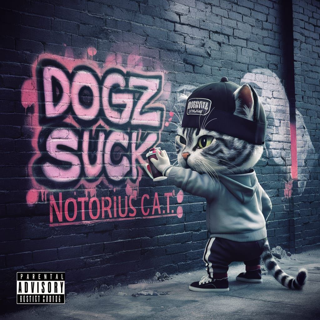 Notorious C.A.T. - Dogs Suck!  by @Karlos Fandango
