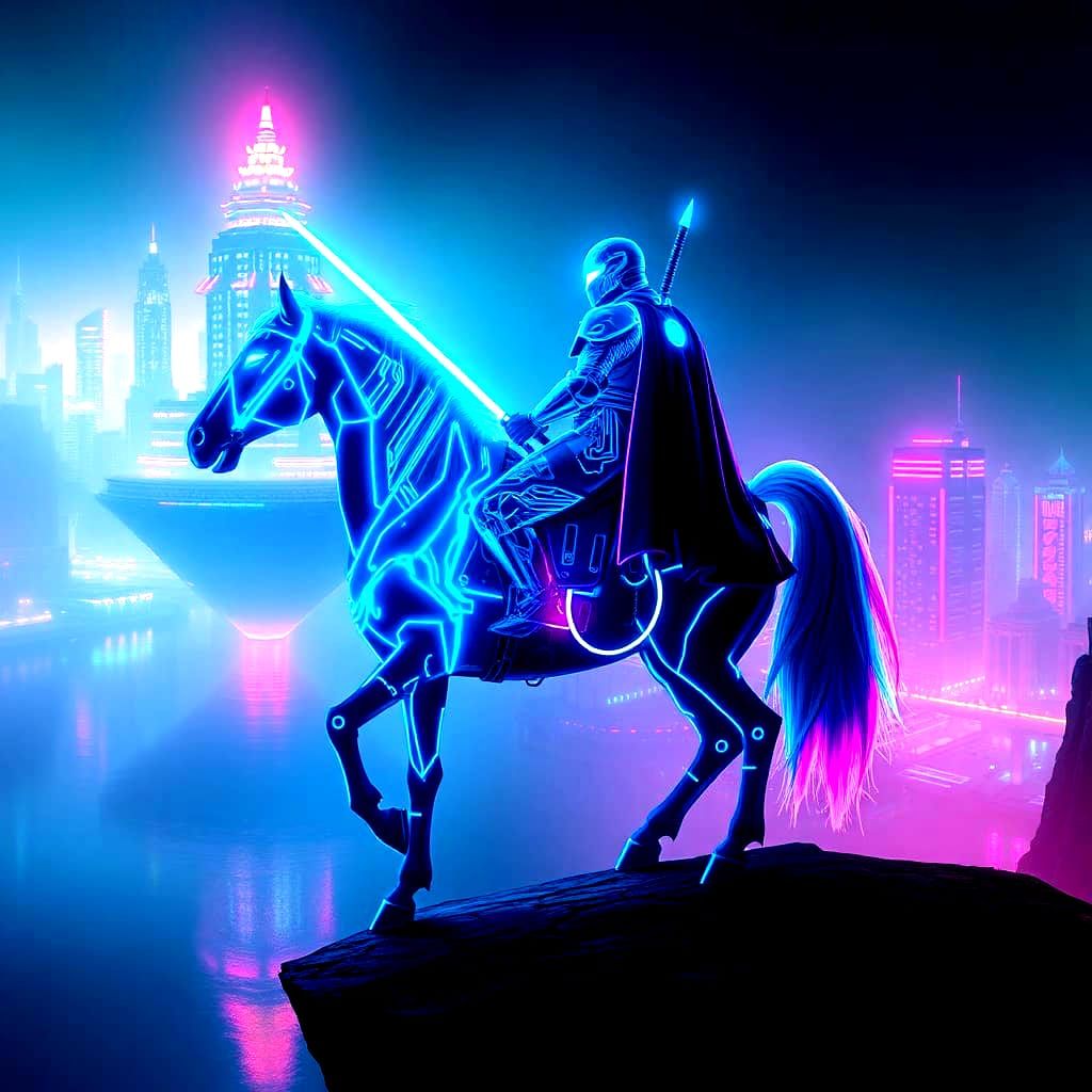 Glowing Knight
