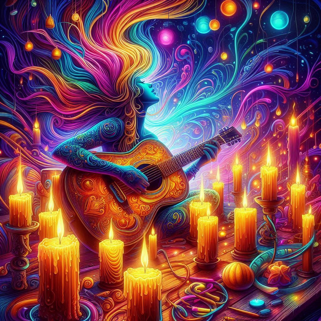 Vibrations into colors