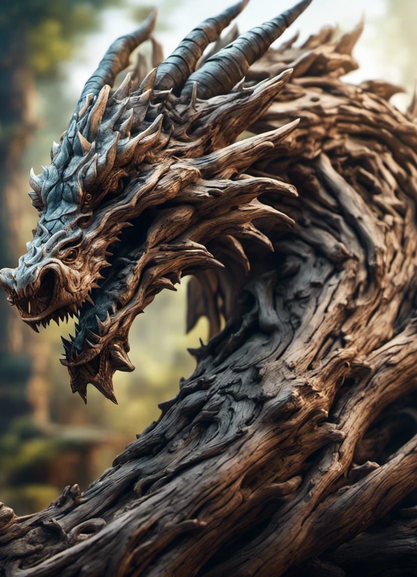 Driftwood dragon