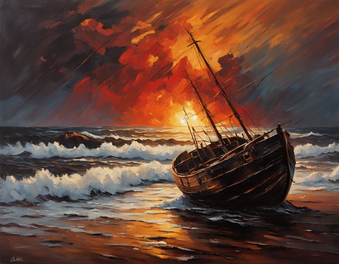 Some ghosts are made of wood and nails.  by @Uwork