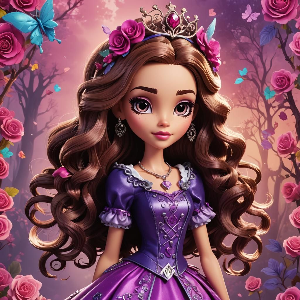 Briar beauty from ever after high in original artwork style