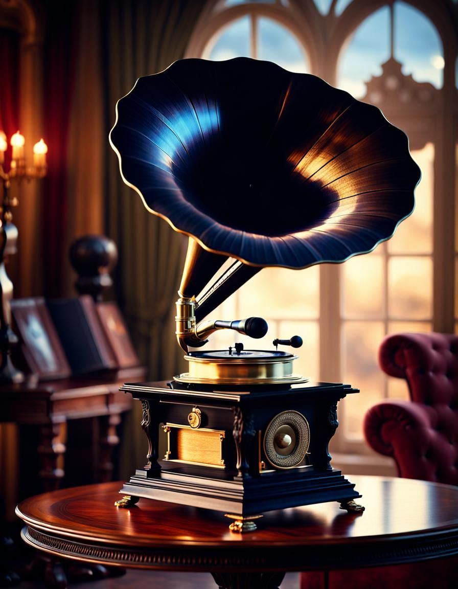 The gramophone   by @AlwaysAging