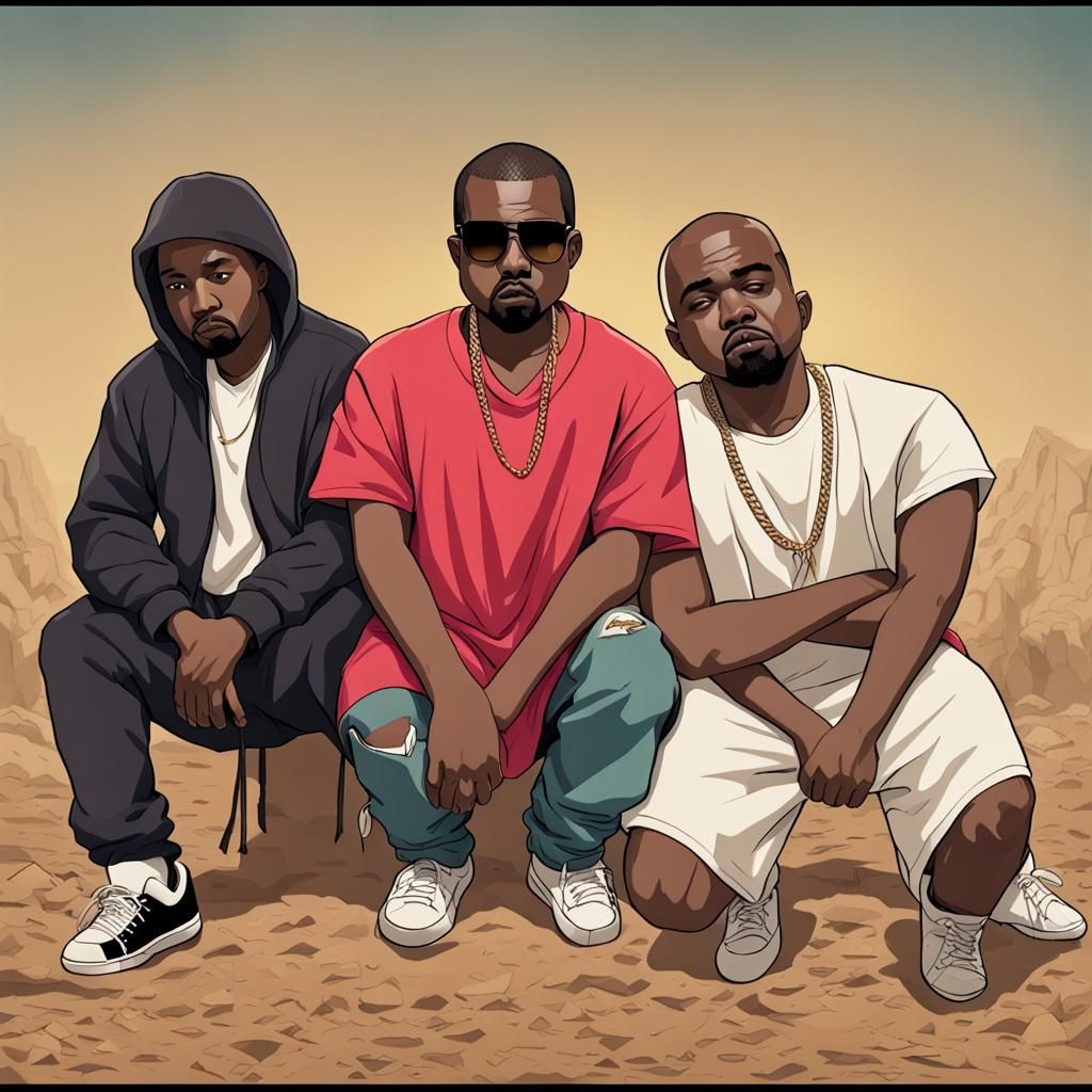 kanye east and Madana ft the weak