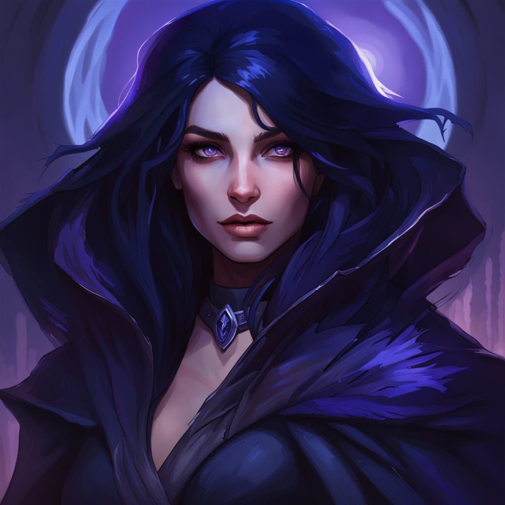 Raven Sorceress - AI Generated Artwork - NightCafe Creator