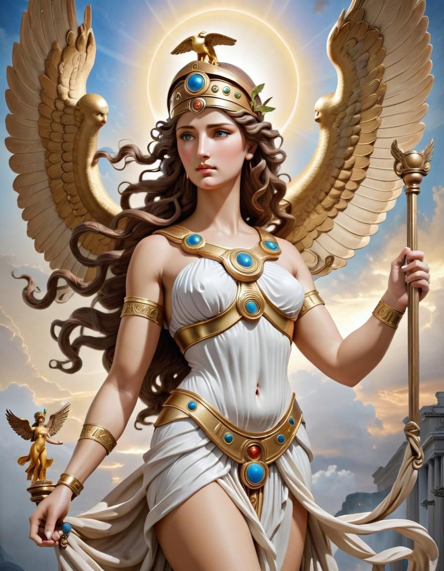 Athena, goddess of wisdom and courage