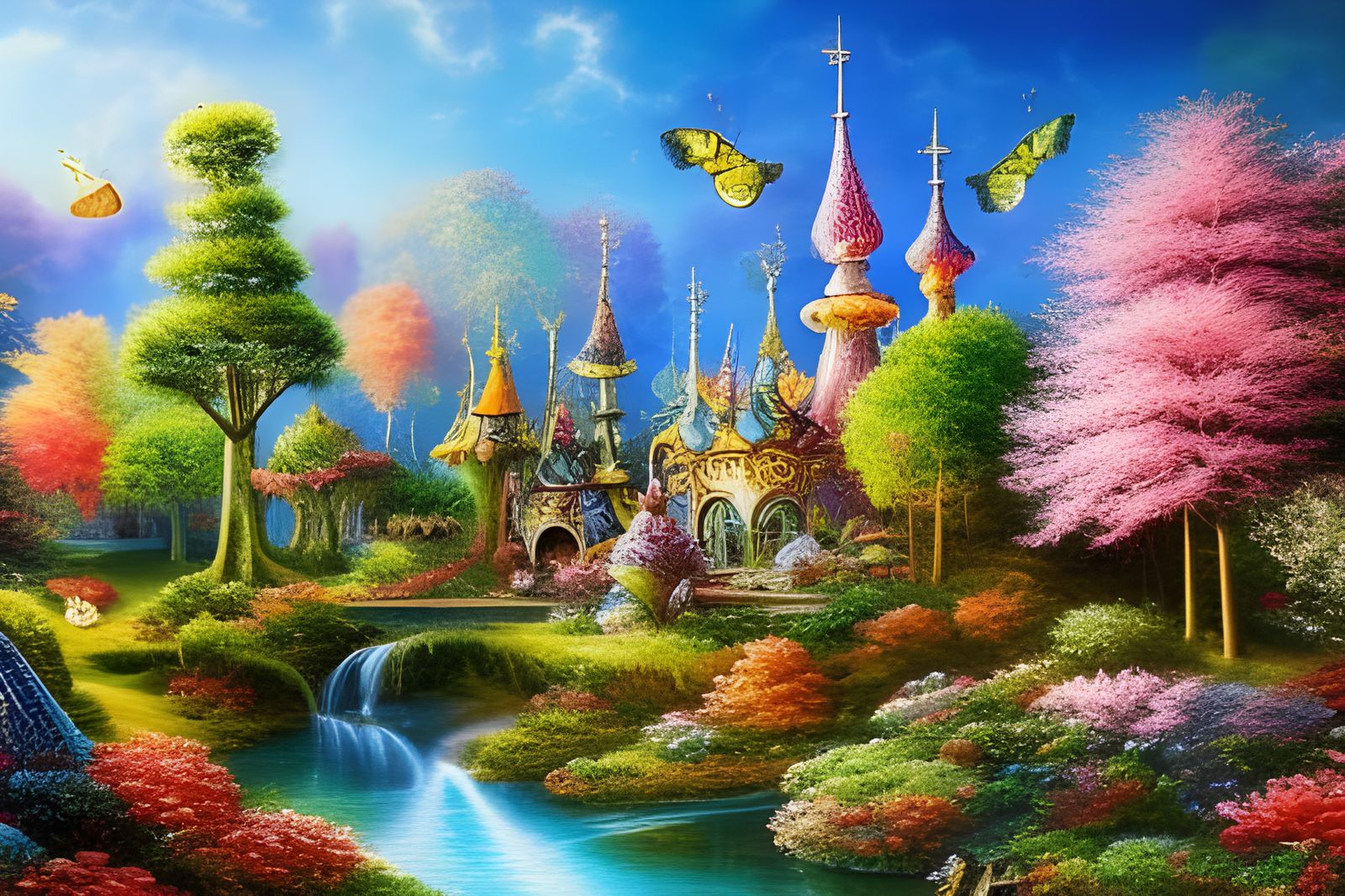 Fairyland - AI Generated Artwork - NightCafe Creator