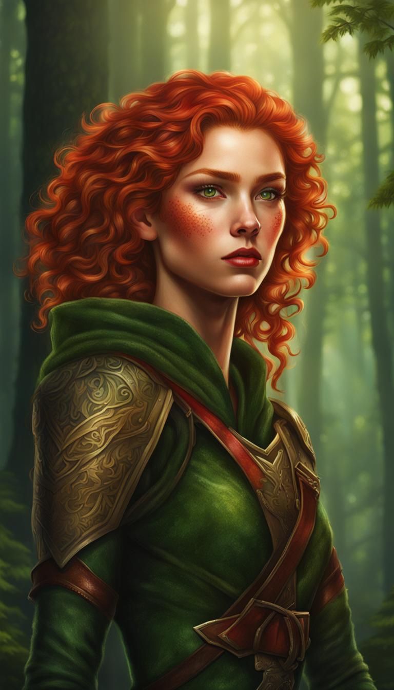elf woman gazing into the distance