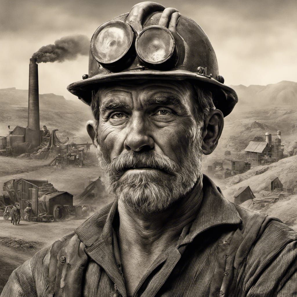 American Miner (Industrial Age) - AI Generated Artwork - NightCafe Creator