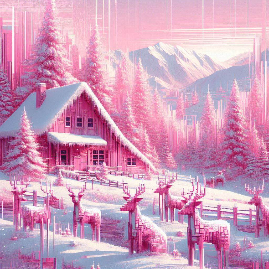 Oh, how the reindeer glitched out