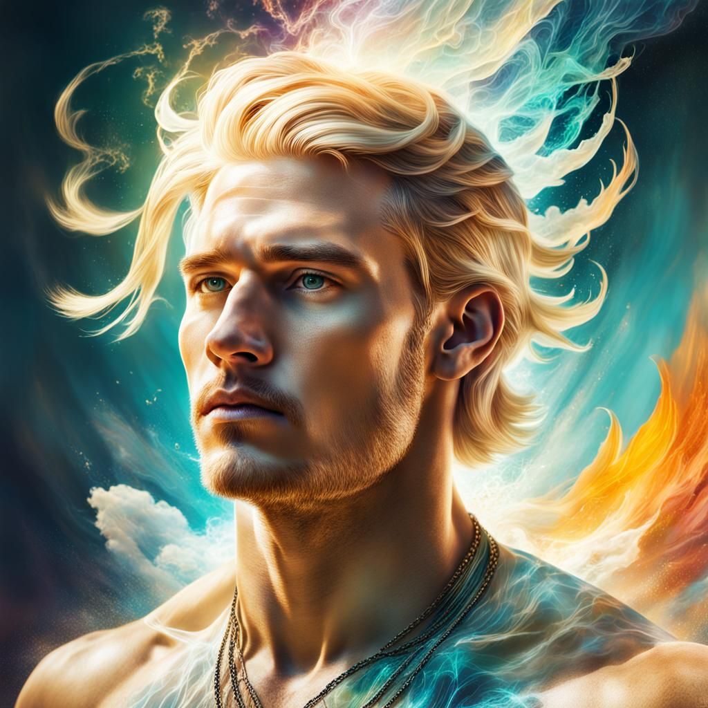 Blond guy - AI Generated Artwork - NightCafe Creator