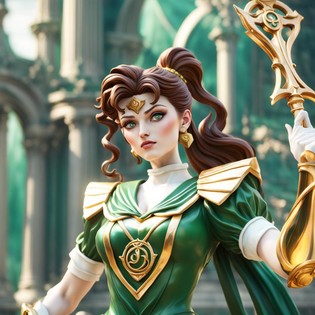 porcelain statue (Sailor Jupiter)
