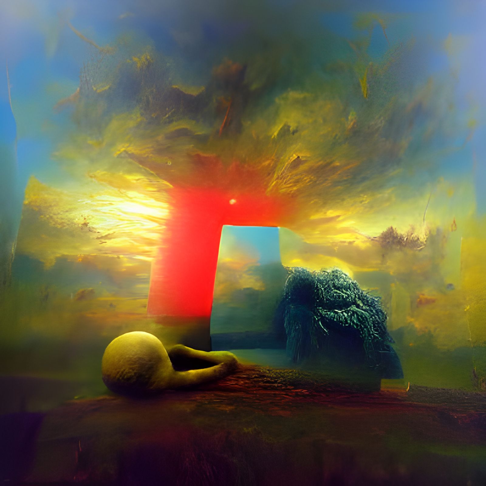 Looking for the sun in a dream