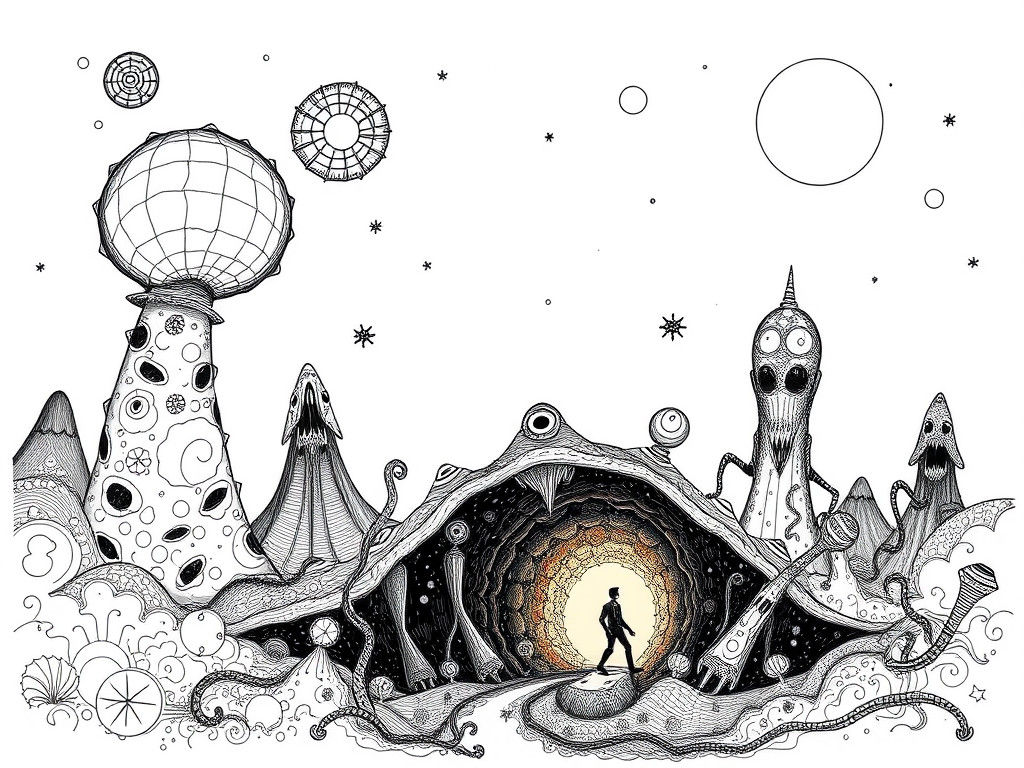 Portal To Doodle World  by @kirkb1693