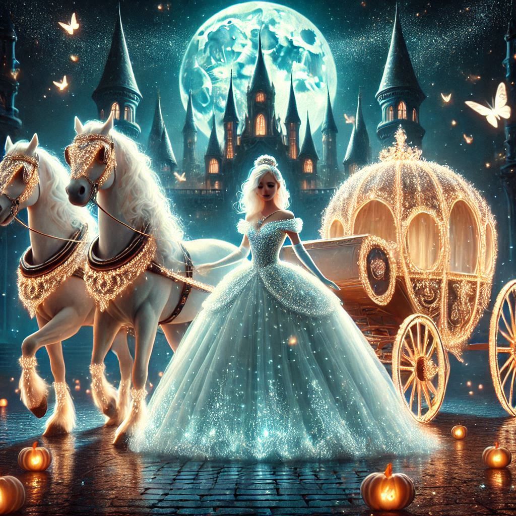 Cinderella under the ethereal moon