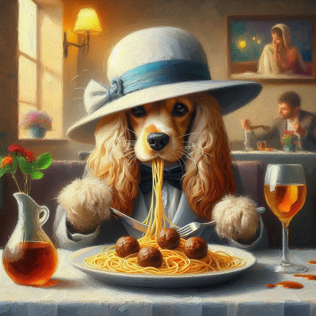 Lady in Impasto Restaurant