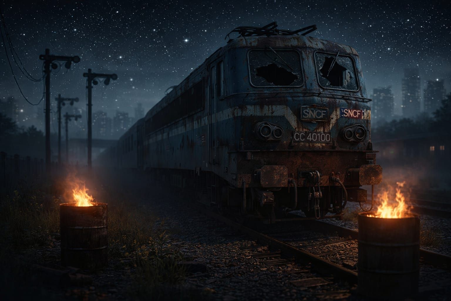 The last train to station...