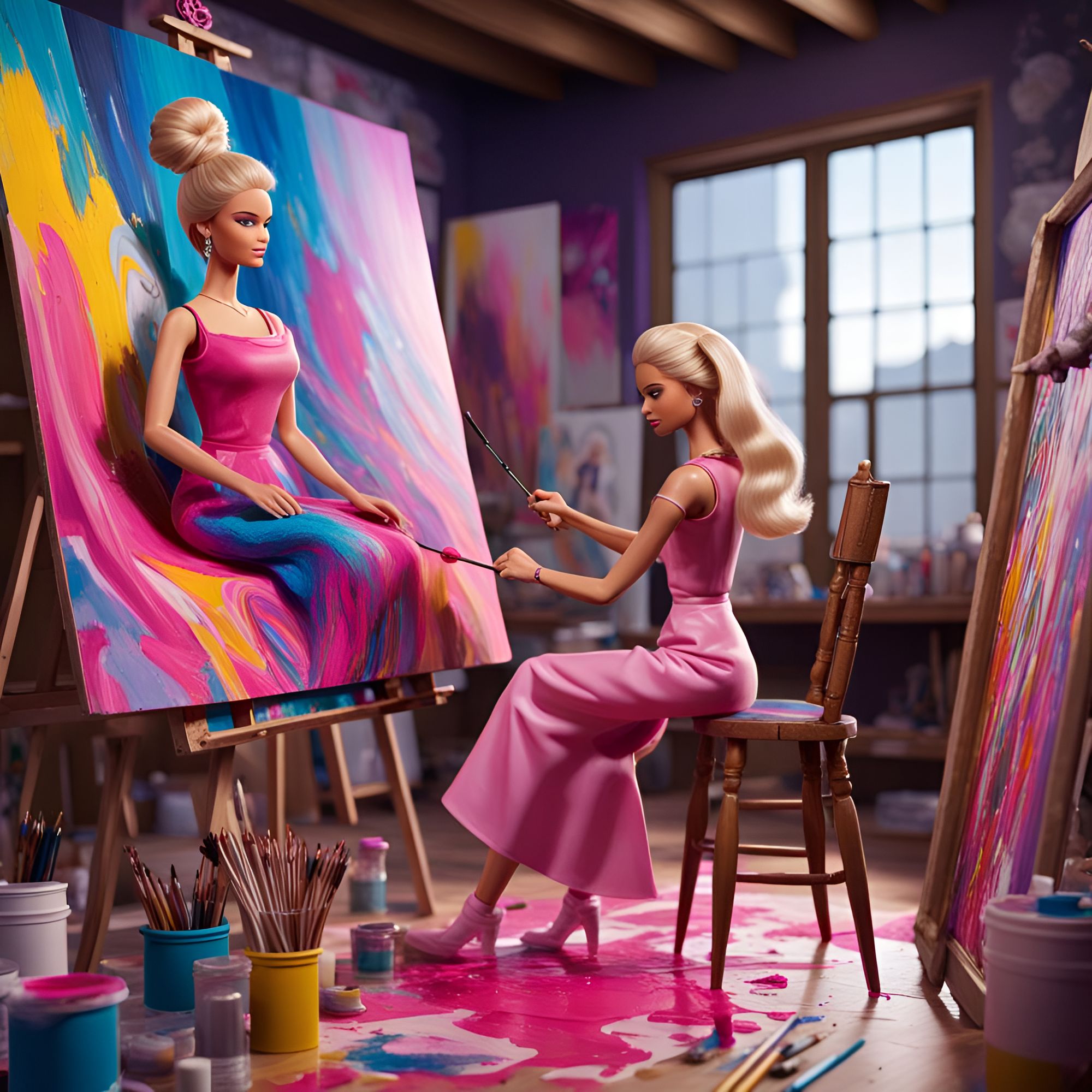 Artist Barbie Artist Barbie