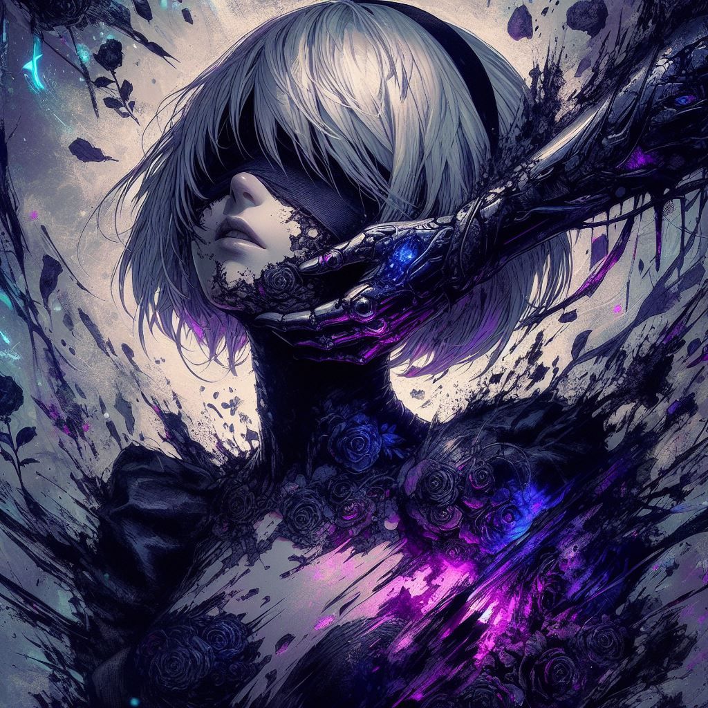 2B - AI Generated Artwork - NightCafe Creator