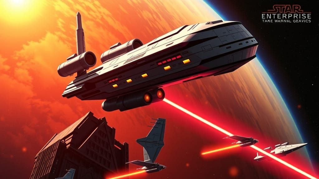 The Enterprise Star Wars