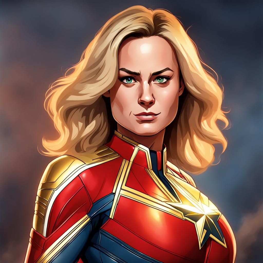 Captain Marvel - AI Generated Artwork - NightCafe Creator