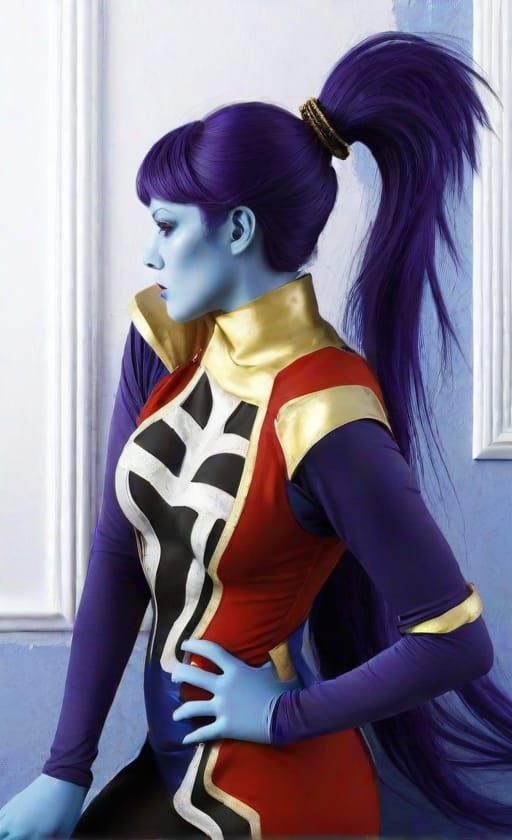 Feminine portrait of a human woman looking at the viewer.