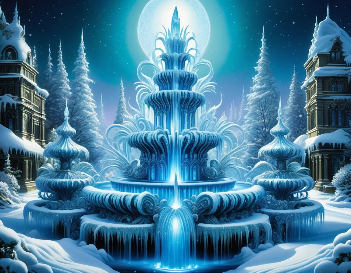 Magic Ice Fountain