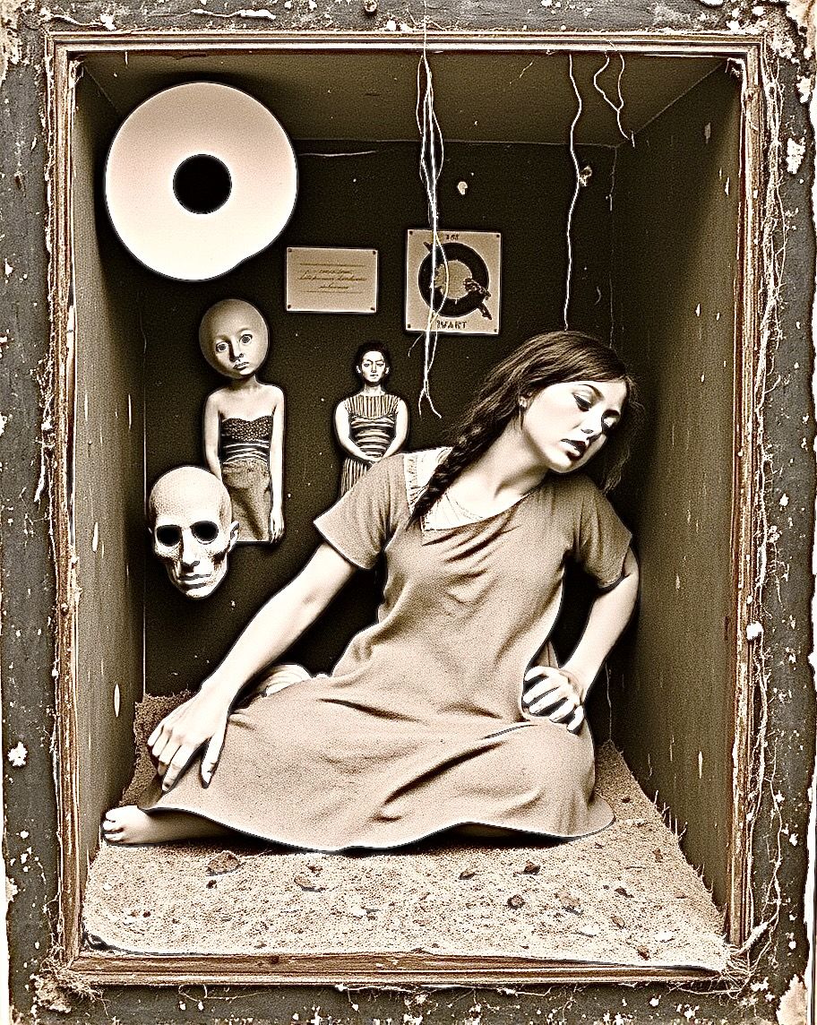 Five assemblage artworks 2