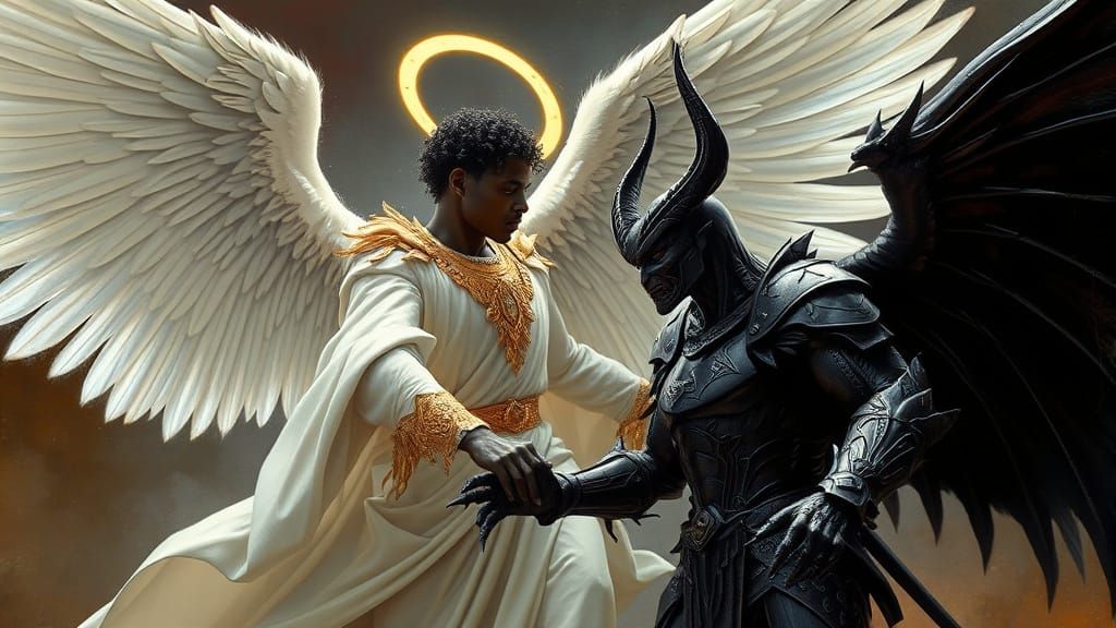 It wasn't a fair fight to begin with, go back to the shadows foul demon  by @Shakaama