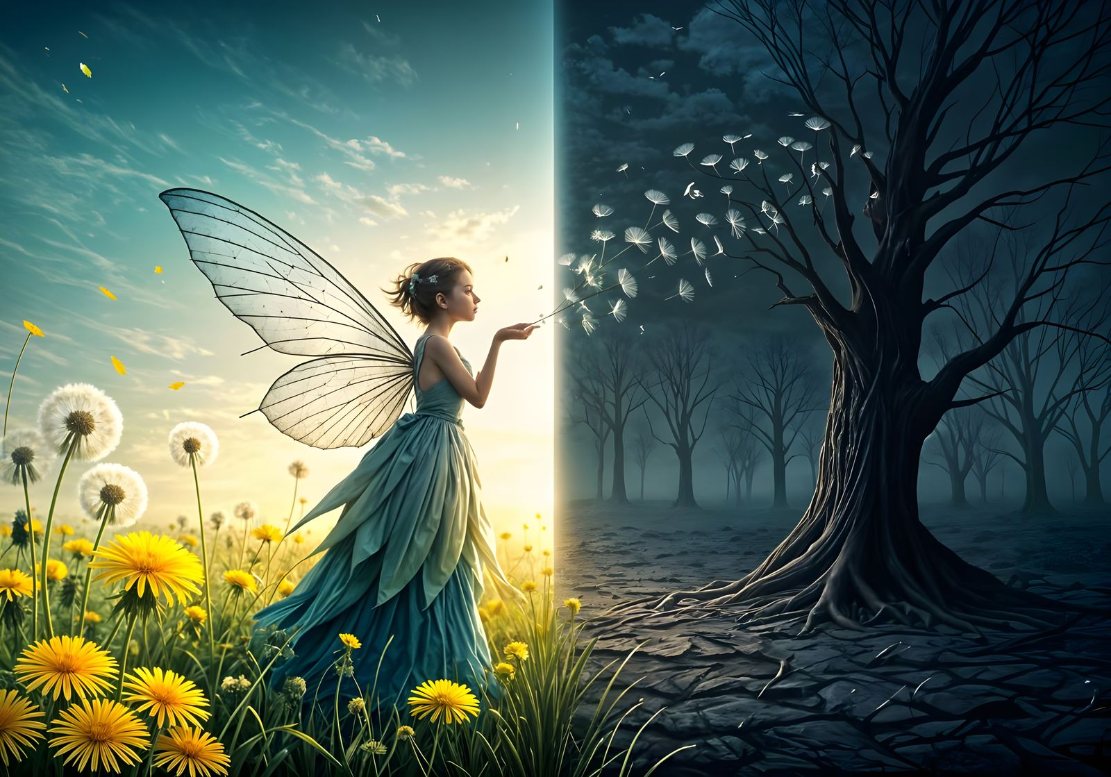 Dandelions - Regrowth  by @WolfeyWonder