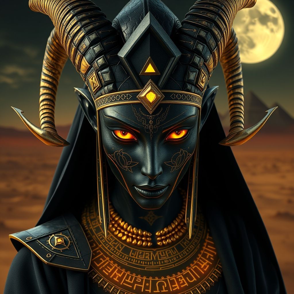 A divine fearsome goddess