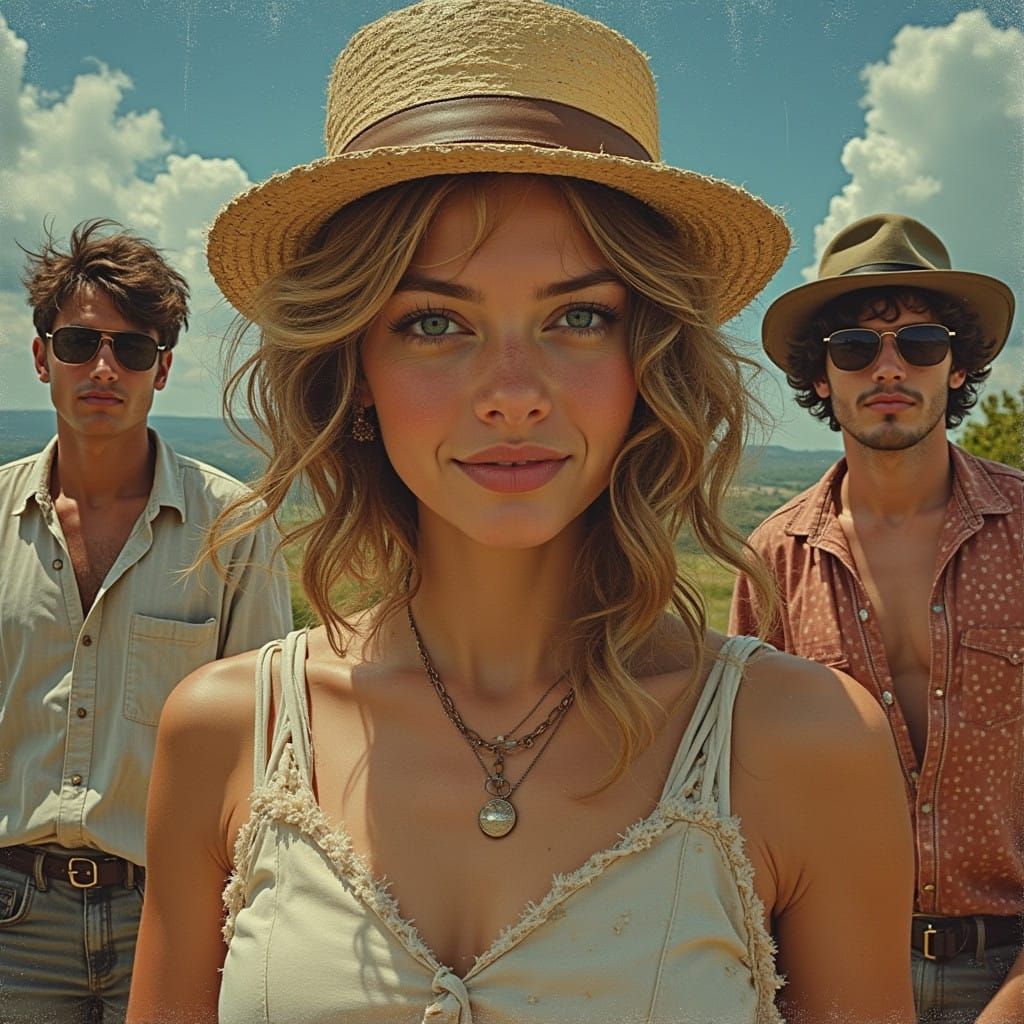 A Lone Cowboy Silhouette