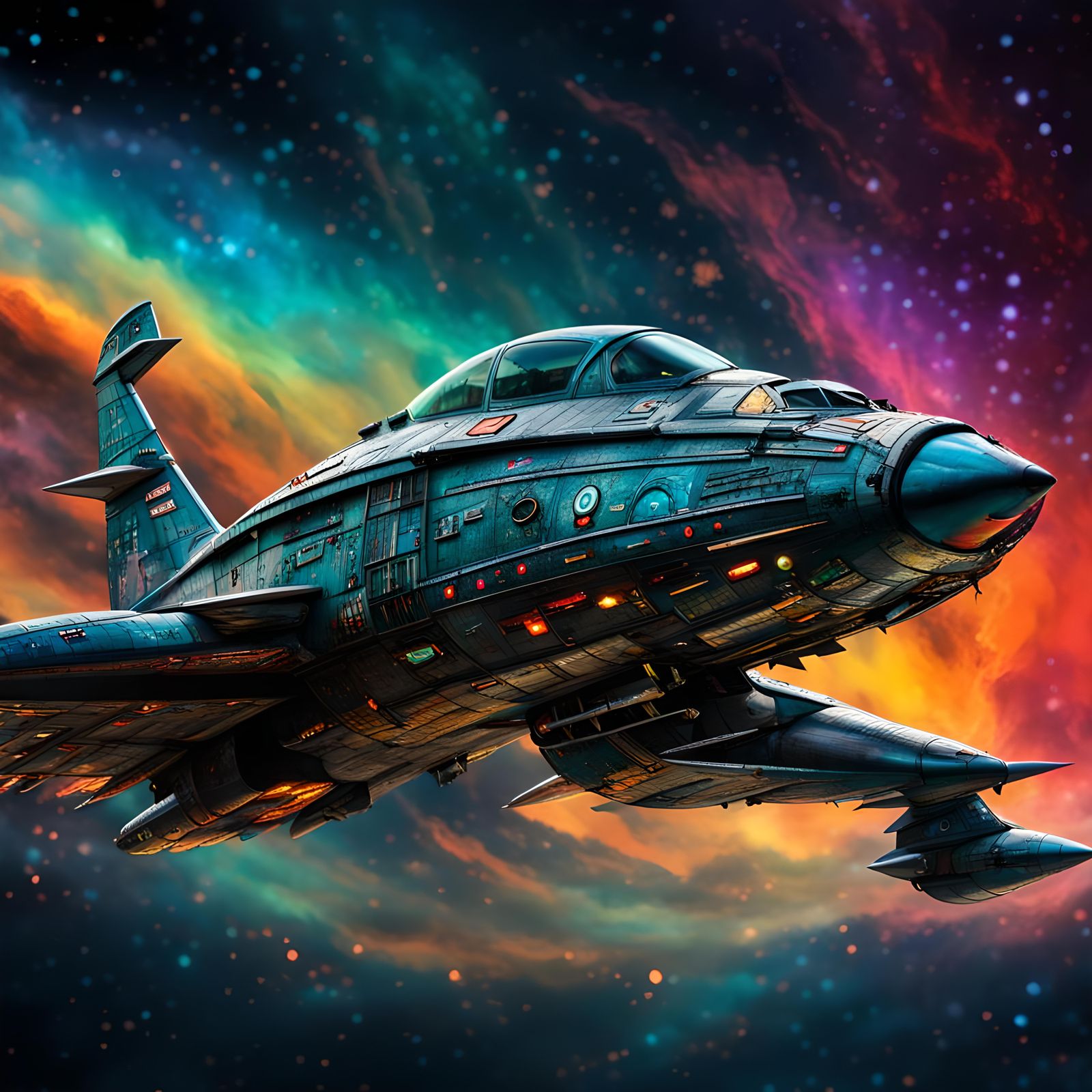 USAF F-63 Warbird with Warp Drive
