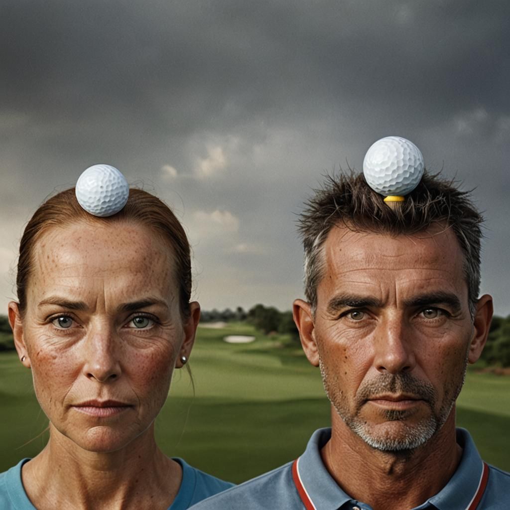 Golfhead couple