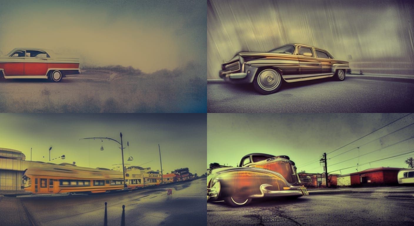 Retro album cover.